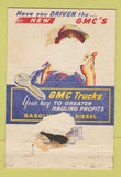 Matchbook Cover - GMC Trucks Baltimore MD WORN BACK 40 Strike