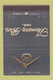 Matchbook Cover - Thomson Bros Cadillac Cincinnati OH 40 Stick