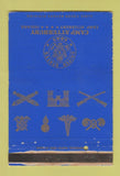 Matchbook Cover - Camp Atterbury IN Army WORN postcard 40 Strike
