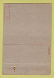 Matchbook Cover - Signal Corps Davis CA military postcard 40 Strike