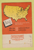 Matchbook Cover - Allied Van Lines Trucking Knickerbocker Akron OH 40 Strike