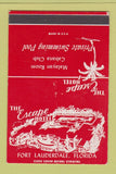 Matchbook Cover - Escape Hotel Fort Lauderdale FL SAMPLE 40 Strike