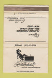 Matchbook Cover - John Banland Office Furniture San Francisco CA WORN 40 Strike