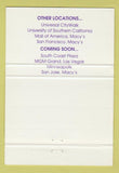 Matchbook Cover - Wolfgang Puck's Pizza Santa Monica CA 40 Strike
