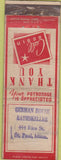 Matchbook Cover - German House Rathskeller St Paul MN Arrow STAMPED WORN