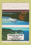 Matchbook Cover - Timberland Motor Inn Castle Rock WA 40 Strike