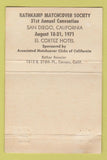 Matchbook Cover - Richard Nixon RMS #7 WEAR 40 Strike