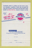 Matchbook Cover - Red Ball Trucking 40 Strike