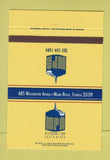 Matchbook Cover - WPA South Beach Miami FL restaurant 40 Strike