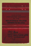 Matchbook Cover - Porter Plumbing Heating Insulation Lancaster MO WEAR 40 Strike