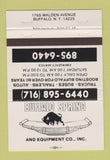 Matchbook Cover - Buffalo Spring and Equipment Buffalo NY 40 Strike
