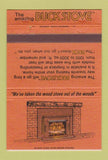 Matchbook Cover - Buck Stove Wood Stove Firebox Mechanicsville VA 40 Strike