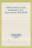 Matchbook Cover - Brussels Hotel Washington DC 40 Strike
