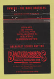 Matchbook Cover - Baldknobbers Restaurant Motor Inn Branson MO 40 Strike
