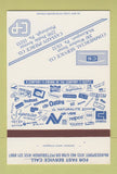 Matchbook Cover - Cassady Pierce Pittsburgh McKeesport PA 40 Strike