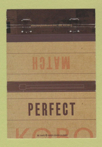 Matchbook Cover - Kobo Candles 40 Strike