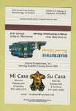 Matchbook Cover - Mi Casa Su Casa Mexican Keystone Breckridge Colorado 40 Strike