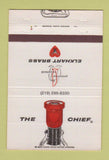 Matchbook Cover - Elkhart Brass The Chief 40 Strike