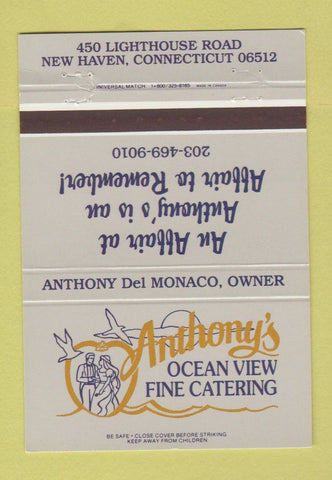 Matchbook Cover - Anthony's Restaurant New Haven CT 40 Strike