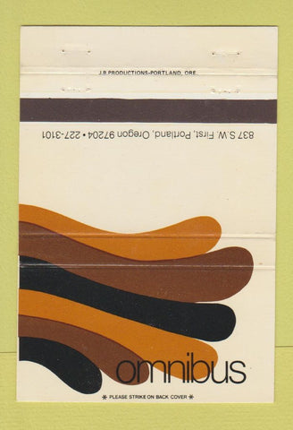Matchbook Cover - Omnibus Portland OR 40 Strike