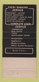 Matchbook Cover - Fourth National Bank Tulsa OK 1955 30 Strike