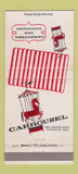 Matchbook Cover - Carousel Inn Cincinnati OH 30 Strike