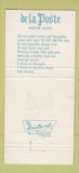 Matchbook Cover - De La Poste Motor Hotel New Orleans LA 30 Strike