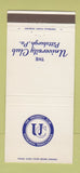 Matchbook Cover - University Club Pittsburgh PA 30 Strike