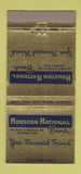 Matchbook Cover - Houston National Bank TX 30 Strike