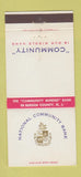 Matchbook Cover - National Community Bank Bergen County NJ 30 Strike