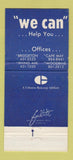 Matchbook Cover - Citizens National Bank Bridgeton Cape May NJ 30 Strike