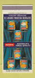 Matchbook Cover - Austral Canned Fruit Shepparton Australia 30 Strike