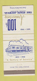 Matchbook Cover - State Journal Lansing MI 1955 newspaper 30 Strike