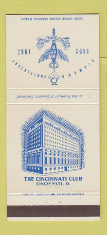 Matchbook Cover - Cincinnati Club OH 1967 30 Strike