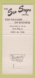 Matchbook Cover - Sea Scape Motel Ocean City MD 30 Strike