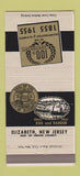 Matchbook Cover - Elizabeth NJ Union County 100th 1955 30 Strike
