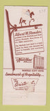 Matchbook Cover - Elizabeth NJ Union County 100th 1955 30 Strike
