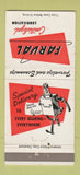 Matchbook Cover - Farval Lubrication Cleveland OH Worm and Gear 30 Strike