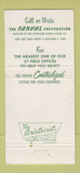 Matchbook Cover - Farval Lubrication Cleveland OH Worm and Gear 30 Strike