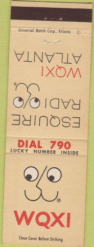 Matchbook Cover - Esquire Radio WQXI Atlanta GA