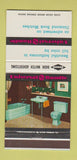 Matchbook Cover Universal Rundle Bathrooms Diamond Match Cleveland OH 30 Strike