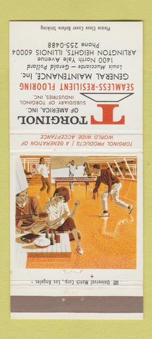 Matchbook Cover - Torginol Flooring Arlington Heights IL 30 Strike