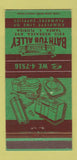 Matchbook Cover - Bath Tub Alley fixtures Tampa FL plumbing supply 30 Strike