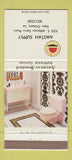 Matchbook Cover - American Standard Bathroom Fixtures New Orleans LA 30 Strike