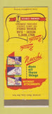 Matchbook Cover - Necchi Sewing Machines Walt Hunt's Hastings NE 30 Strike