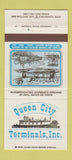Matchbook Cover - Queen City Terminals Cincinnati OH 30 Strike