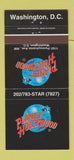 Matchbook Cover - Planet Hollywood Washington DC 30 Strike