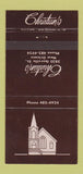 Matchbook Cover - Christian's New Orleans LA 30 Strike