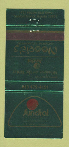 Matchbook Cover - Sundial Beach Tennis Resort Sanibel Island FL 30 Strike