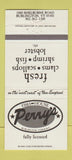 Matchbook Cover - Perry's Fish House Burlington VT 30 Strike